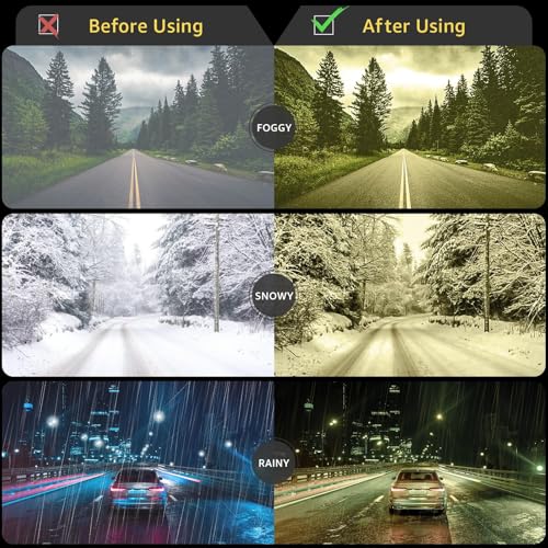 Myiaur Night Vision Driving Glasses for Women, Polarized Yellow Lens Nighttime Glasses for Glare Reduction4