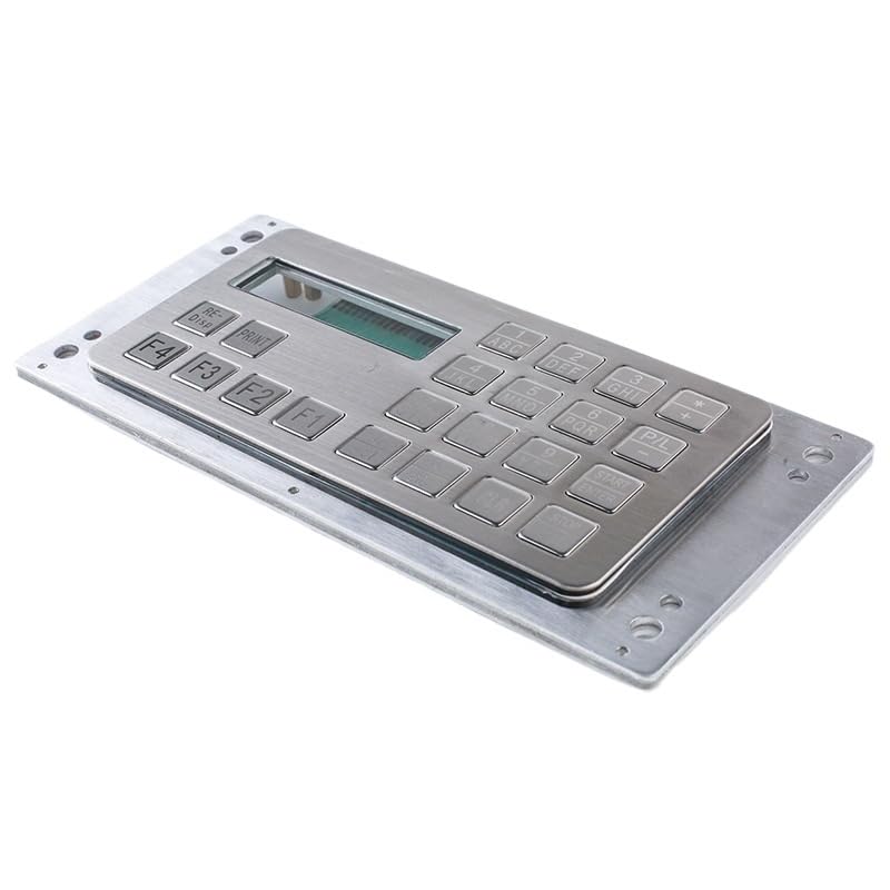 Clavier en acier inoxydable inviolable aux finitions industrielles de précision