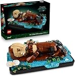 LEGO Ideas Floating Sea Otters Building Sets for Adults - Room or Office Decor for Women & Men, Ages 18+ - Gift Ideas for Birthday - 21366