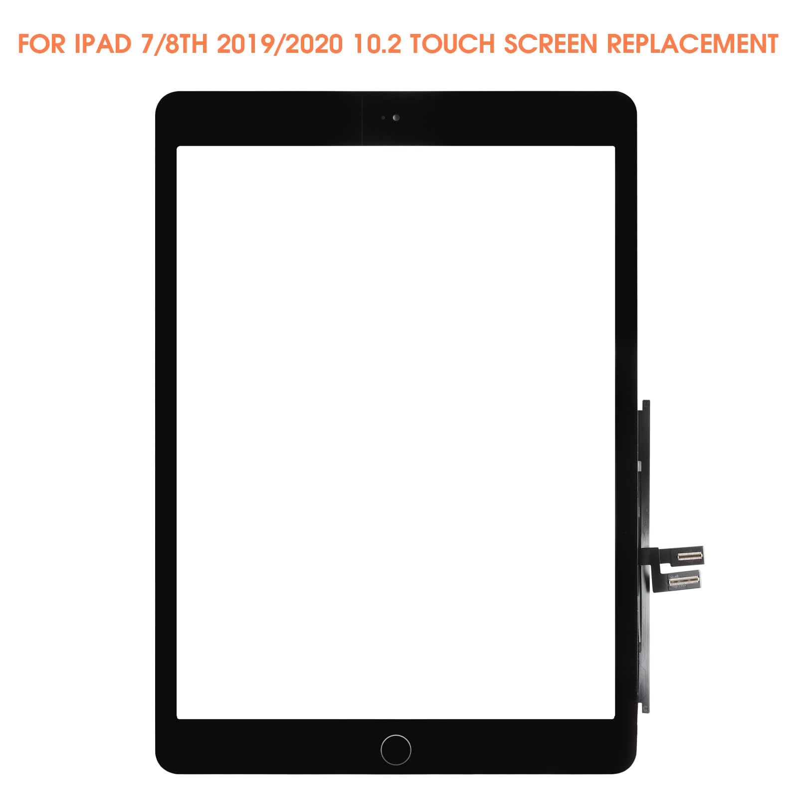 Reparo Écran Tactile iPad 7th 8th Gén 10.2" Noir avec Bouton