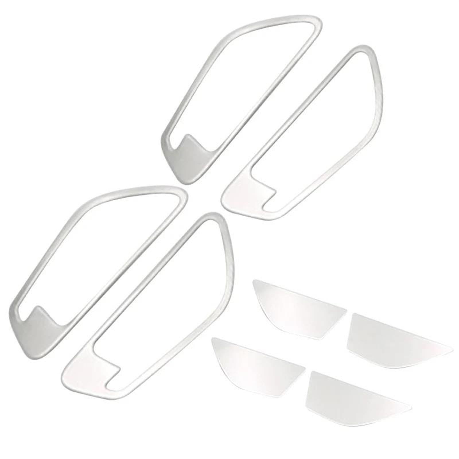 HJKDSZ Inner Door Handle Car Styling Interior Door Handle Bowl Cover Trim Sticker Accessories for Hyundai for Tucson NX4 2021 2022 2023