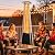 DWVO Outdoor Pyramid Patio Heater, Portable Propane or Gas Heater Torch with Quartz Flame Tube 42,000–48,000 BTU, Waterproof Cover, and Auto Shut-Off for Backyard, Garden, Terrace, Bar, Black