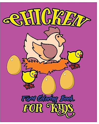 Chicken (Farm Coloring Book for Kids)