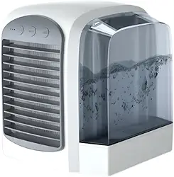 Mini Ar Condicionado Portátil Frio Cooler Mini Climatizador (cinza)