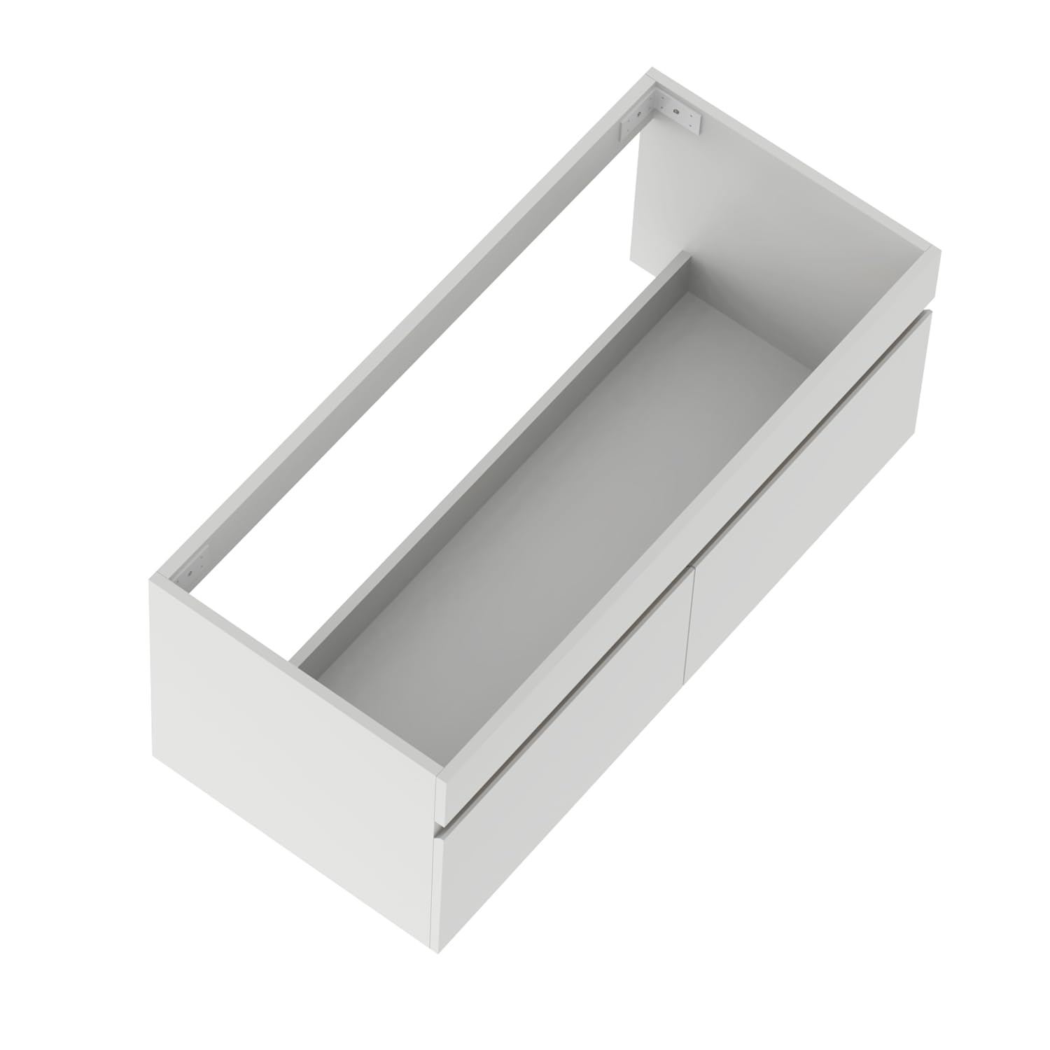 Aica Sanitär Waschtisch mit Unterschrank 80cm Bergen Badmöbel Set Hochglanz Weiß Keramik Waschbecken mit Unterschrank MDF Softclose