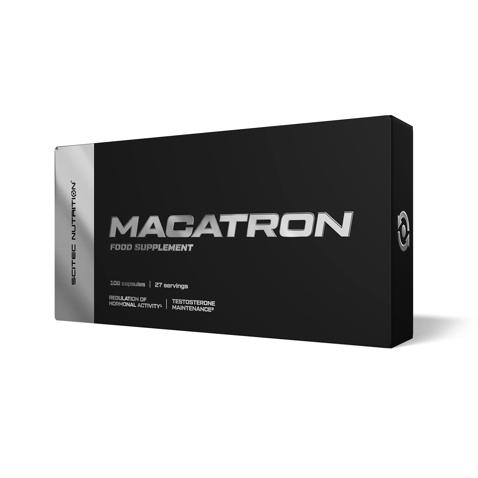 Scitec Nutrition Macatron, Hardcore testosteron, östrogen optimierer maca, testofen®, daa testosteron komplex, 108 Kapseln