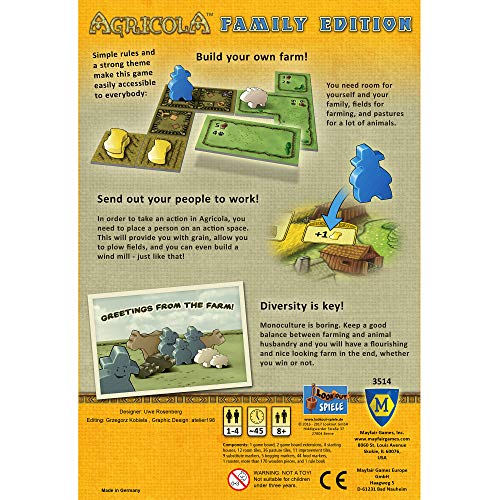Agricola Family Edition Juego de Mesa Estratégico miniatura 2