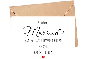 5110 Days Married Card: A Witty Anniversary Keepsake for Your Beloved