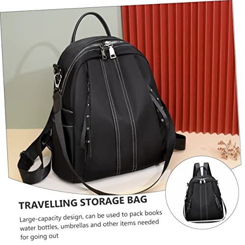 FRCOLOR Backpack for Women Fashionable Large Capacity Shoulder Bag with Straps for Daily Use Shopping and Leisure Activities4