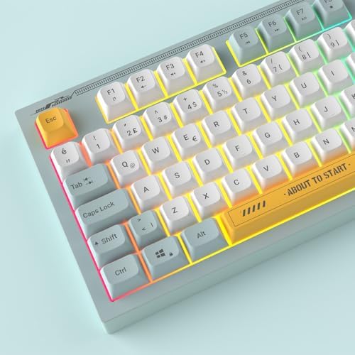 Everest KB-79 SILENT PRO Mavi/Beyaz/Sarı SESSİZ RGB Q Membrane Oyuncu Klavyesi - Görsel 5