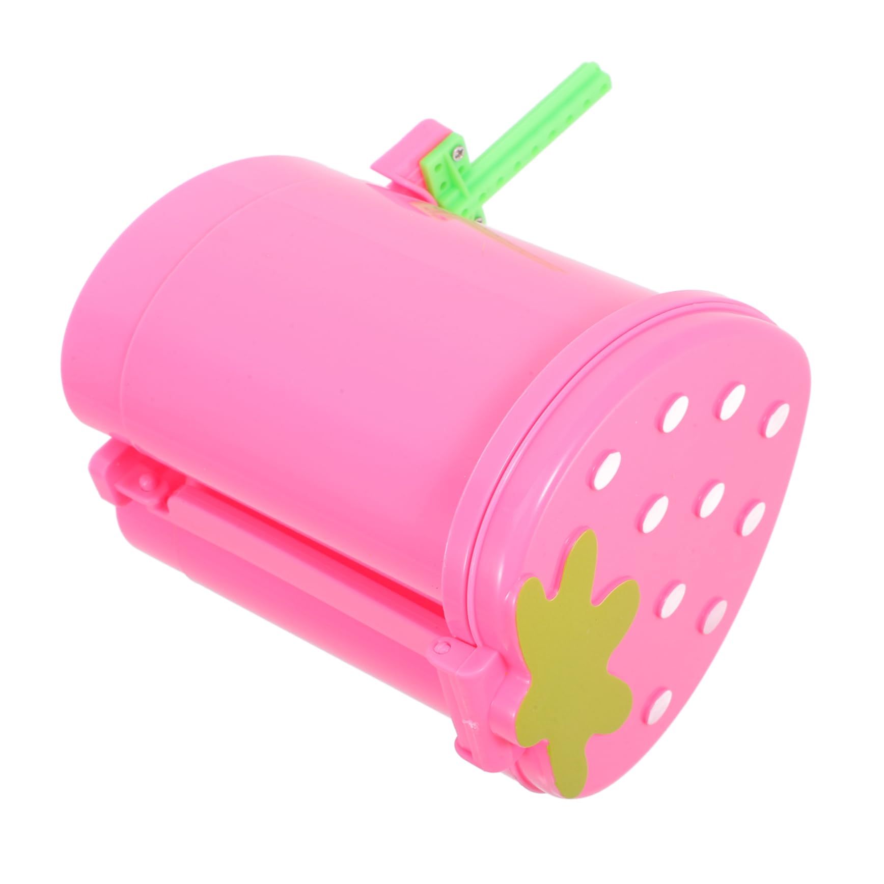 CIYODO Plastic Trash Can Strawberry Design Desktop Waste Basket Ideal for Office Kitchen Nursery