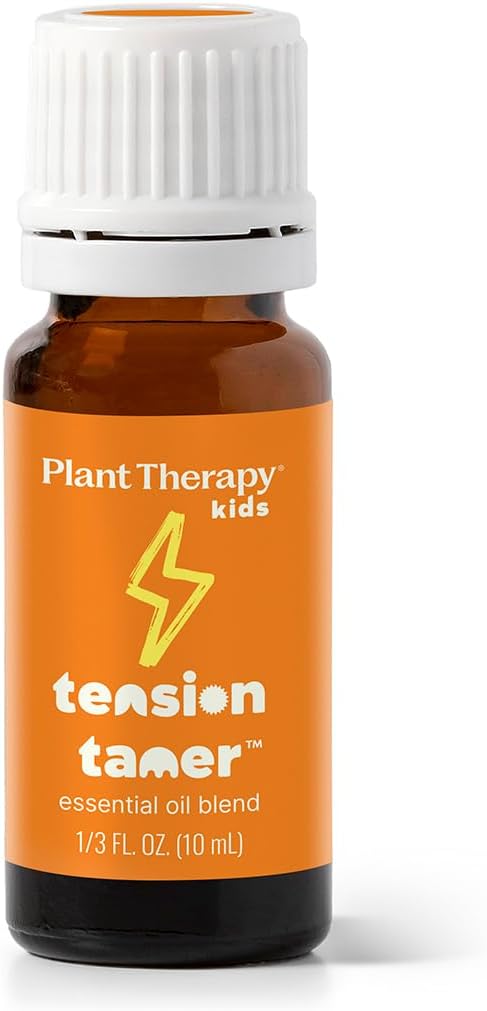 Plant Therapy KidSafe Tension Tamer Essential Oil Blend 10 mL (1/3 oz) 100% Pure, Undiluted, Therapeutic Grade