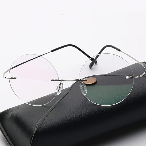 GALLIN Gafas de lectura fotocromáticas sin montura de transición, multifocal, progresiva, 2.0, 2.5 lectores de computadora para hombres (color