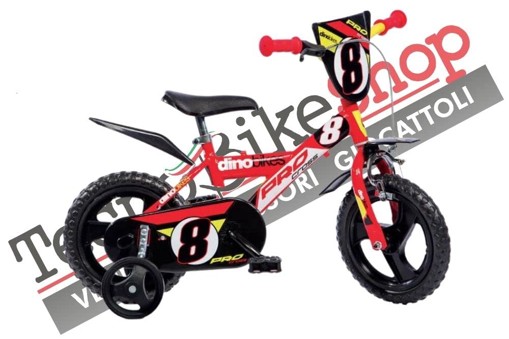 Bicicletta Dino Bikes Pro Cross Serie 23 per Bambino 12"-16" Taglia