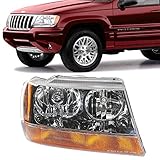 Quadratec Premium Head Light Assembly, Passenger Side - Fits Jeep Grand Cherokee WJ 1999-2002 - OE Specifications - Plug & Play Installation - Maintain Factory Look & Style