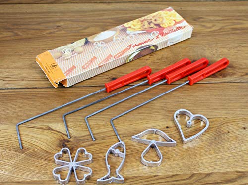 3 moldes de horno para freidoras de metal vintage retro años 70