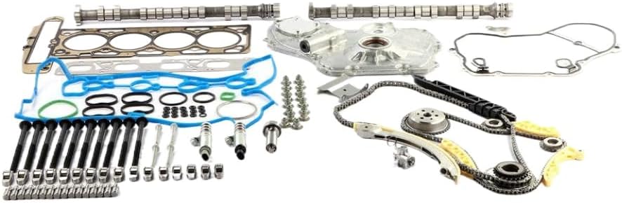 Camshaft Lifter Rocker Arm Head Gaskets Set Compatible with Equinox and Terrain 2.4L L4 Engines 2010-2017