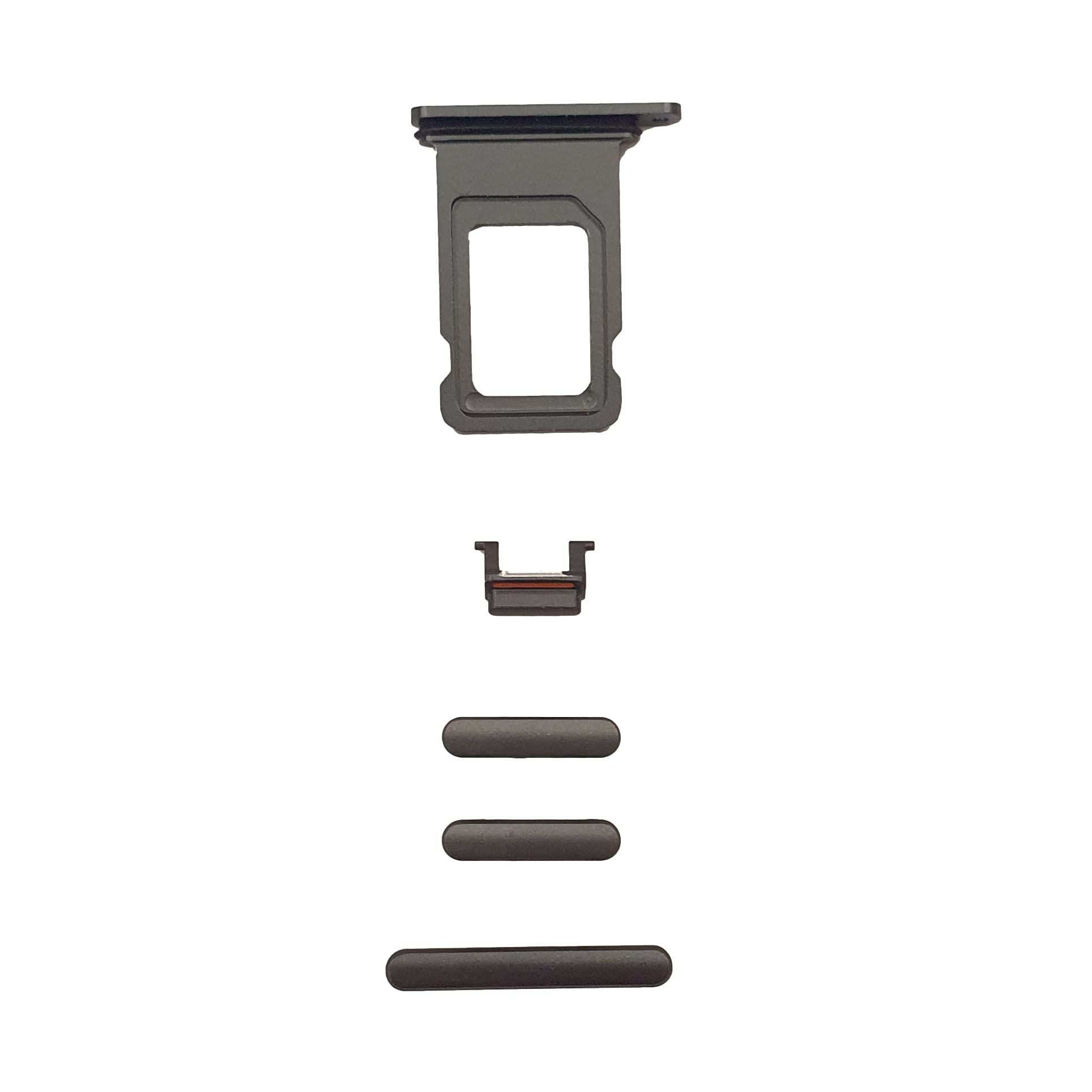 Kit Boutons Latéraux + Tiroir SIM Pour IPhone 11 Pro Max - Compatible A2161, A2220, A2218 - Neuf
