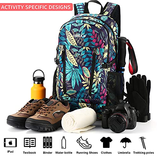 Tomule 40L Camping Hiking Daypacks For 3 Years+, Lightweight Packable Hiking Backpack Travel Backpack For Women Men #TOP4