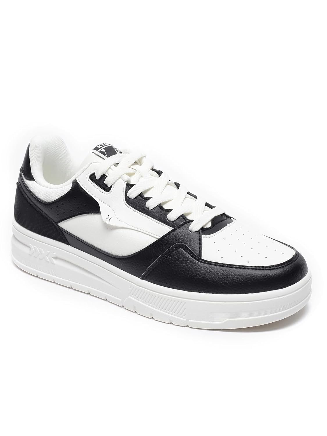 XTEP Men s Casual Shoes Leather Sneakers Casual Shoes for Men Breathable Fashion Sneakers Black (B0CW9TCK2Y) Amazon Price History, Amazon Price Tracker
