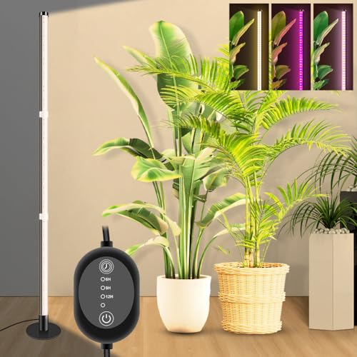 Piashow Pflanzenlampe LED Vollspektrum mit 3 Beleuchtungsmodi...