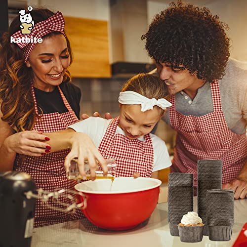 katbite Papier Muffinförmchen, 150 Stück Mini Cupcake Formen für Hochzeit, Geburtstag, Party, Einweg Backbecher in… - Image 6