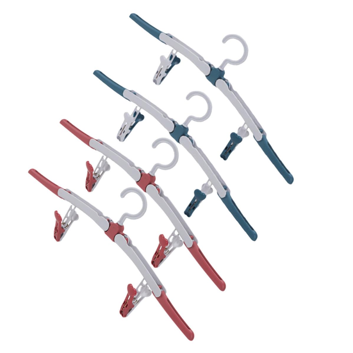 Perchas plegables de viaje para camping y maletas organizadas