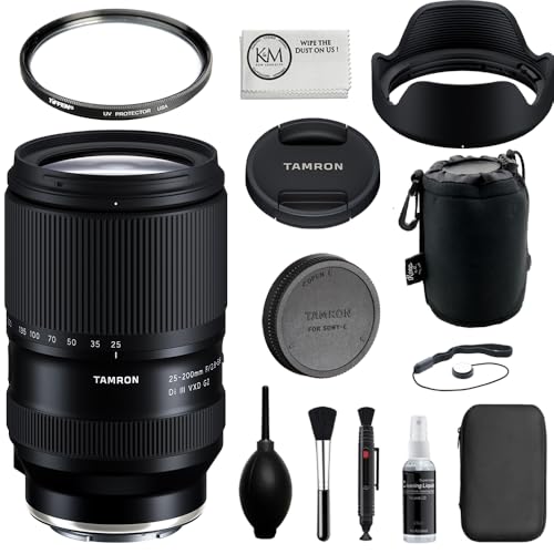 Comprehensive Review: Tamron 25-200mm f/2.8-5.6 Di III VXD G2 Lens for Sony E with Essential Bundle Accessories