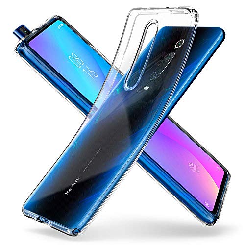 Image of COVERBLACK Rubber Silicone Back Cover for Mi Redmi K20 - Transparent