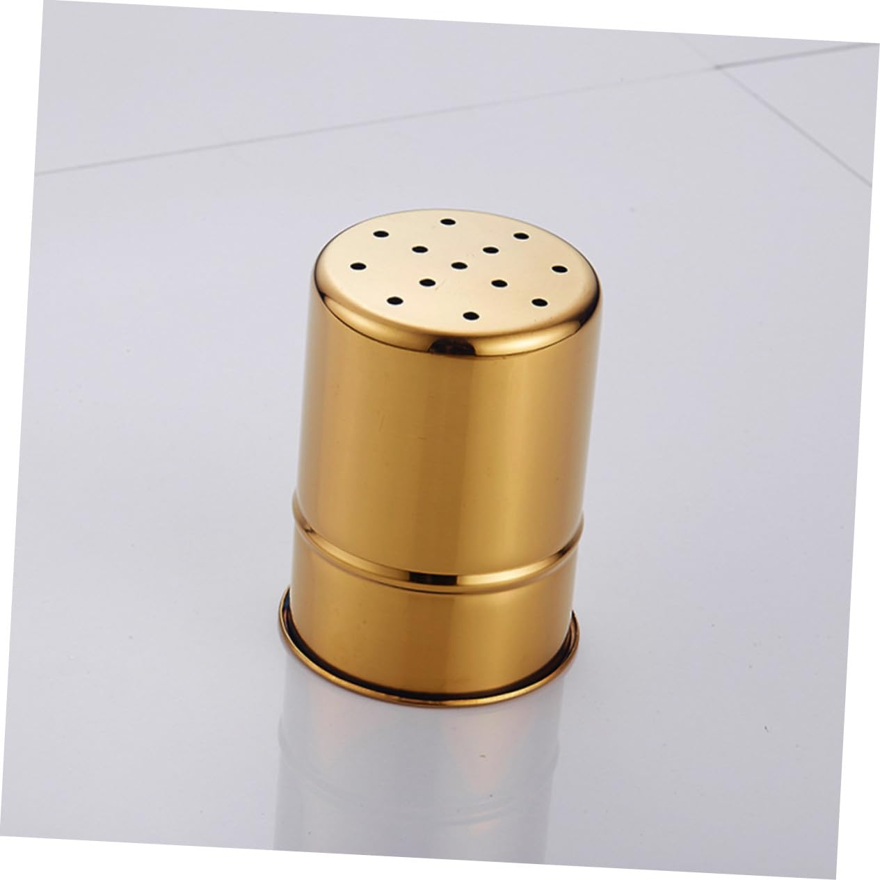 Cepillo de Baño Inoxidable con Soporte de Pared Dorado Escobilla para WC Resistente y Reutilizable para Limpieza Eficaz del Baño de Espacio y Diseño Moderno
