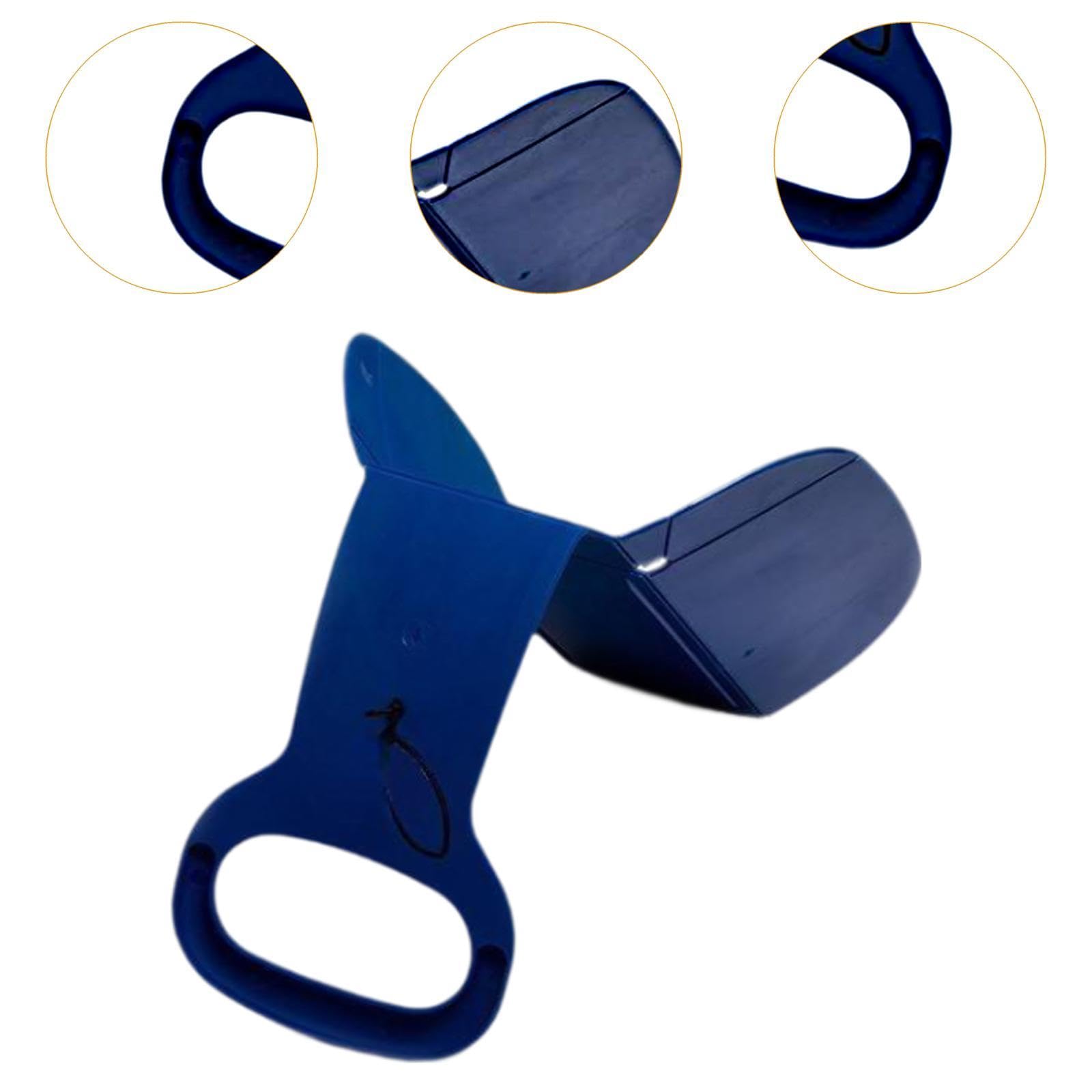 Luge Neige Compacte Mini Luge Pliable Planche Glisse Ski Robuste Matériel PP Légère Surface Lisse Convient pour Enfants Adultes Activités Hivernales F