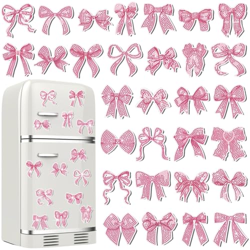 Set 30 Imánes Rosa de Lazo para Refrigerador miniatura 1