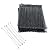Sandbaggy Double Loop Rebar Wire Bar Ties | 16 Gauge | Made of Industrial Grade Wire | Great for Securing Rebar, Sandbags & More | Extra Long Length (18 Inch Length, Pack of 100)