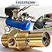 CV221513AV Air Compressor Check Valve Compatible with Campbell Hausfeld 1/2-inch NPT Male Threaded Air Tank x 3/8-inch Compressed Air Hose 1/8-inch NPT Unloader Replace One-way
