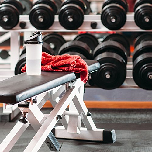 POWRX Fitnessbank voor gewichtheffen – multifunctionele bank voor spieropbouw – verstelbare rugleuning – schuimvulling en antislip onderkant - Image 8