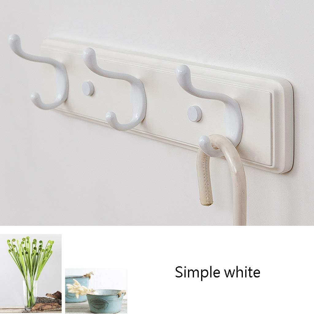 Perchero de Pared Perchero montado en la pared, gancho for abrigos de moda Simple, colgador moderno for abrigos, colgador creativo multifuncional, gancho for abrigos de pared blanco Ganchos para Sombr