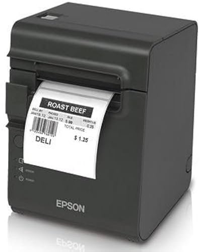Epson C31C412A7651 Epson, Tm-L90 Plus Liner Less (LFC) Soporte de medios de 40/3.150 in solamente, interfaz Ethernet E04, EDG, habilitado para Dhcp,