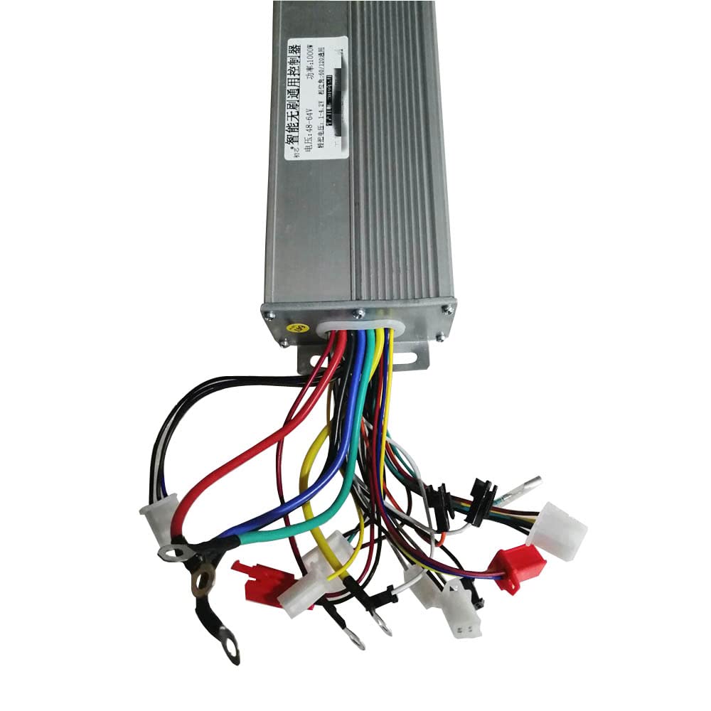 BLacOh Centralina Monopattino Elettrico Bike elettrica/Scatola del Controller Scooter 4 8V 60V 64V 1000W 45A Smart Dual Mode Controller Centralina Bici Elettrica