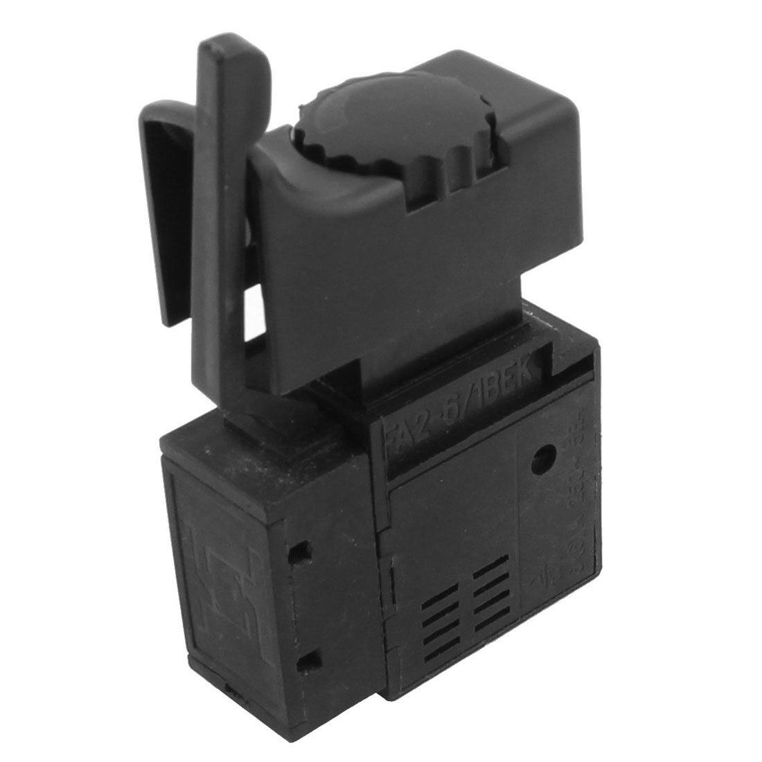 Sourcingmap FA2-6/1BEK AC 250V 6A Locking Electric Drill Trigger Switch Black - Image 3