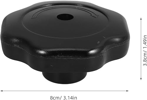 Miniatura 2 de Angoily Perillas de repuesto para estufa, tapa de olla universal, 2 piezas, perilla de olla a presión, interruptor giratorio negro para rotar a