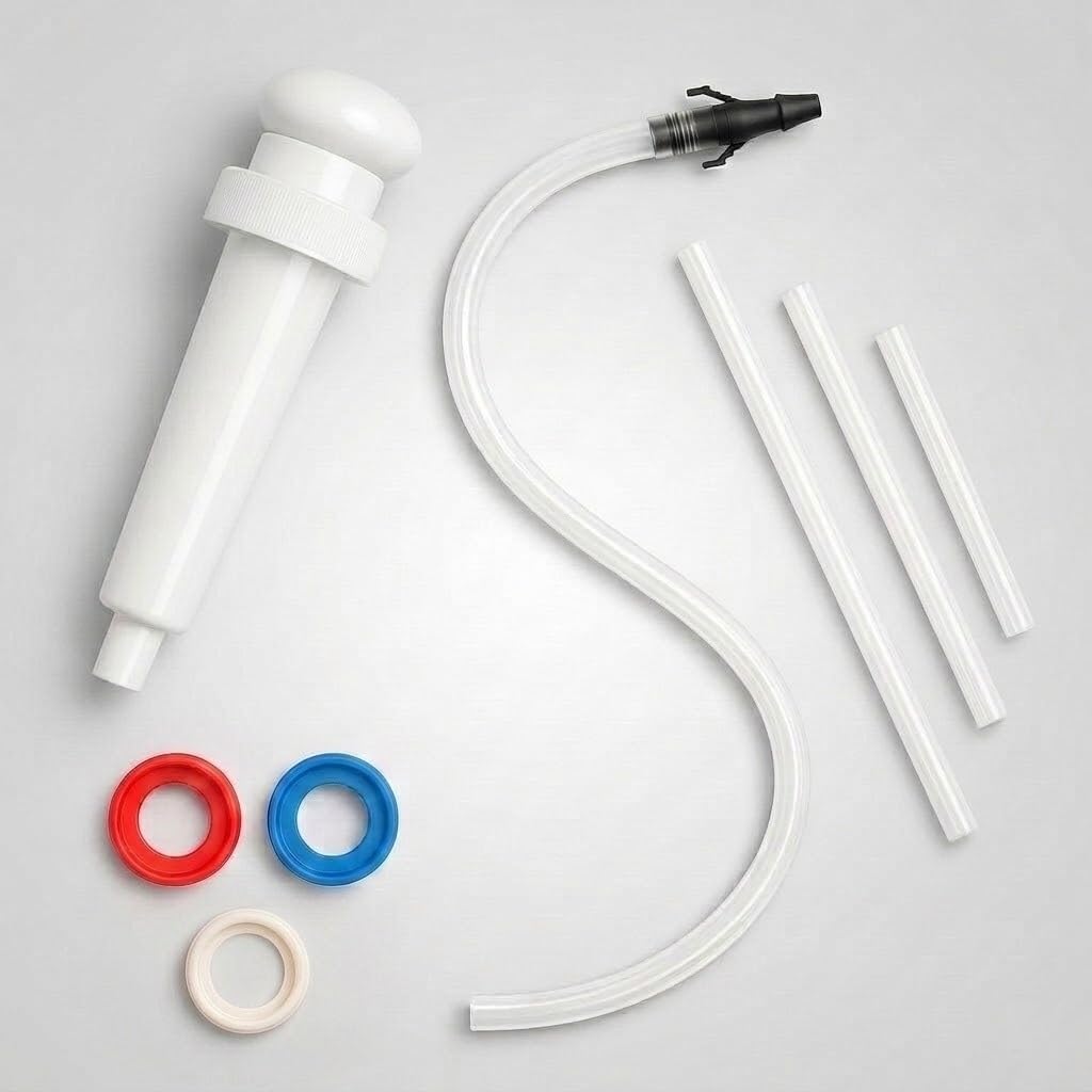 Manual Fluid Transfer Pump Gallon Jug Wide Mouth Oil ATF Gear Lube Siphon