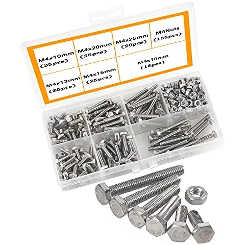 M4 Stainless Steel Screws and Nuts Kit Cover