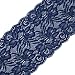 Produktbild Yalulu 5 Yards Elastizität Spitzenbordüre Band DIY Handwerk Farbband mit Spitzen für Handwerk Dessous Hochzeitskleid Hochzeit Dekor 15cm Breite (Navy blau)