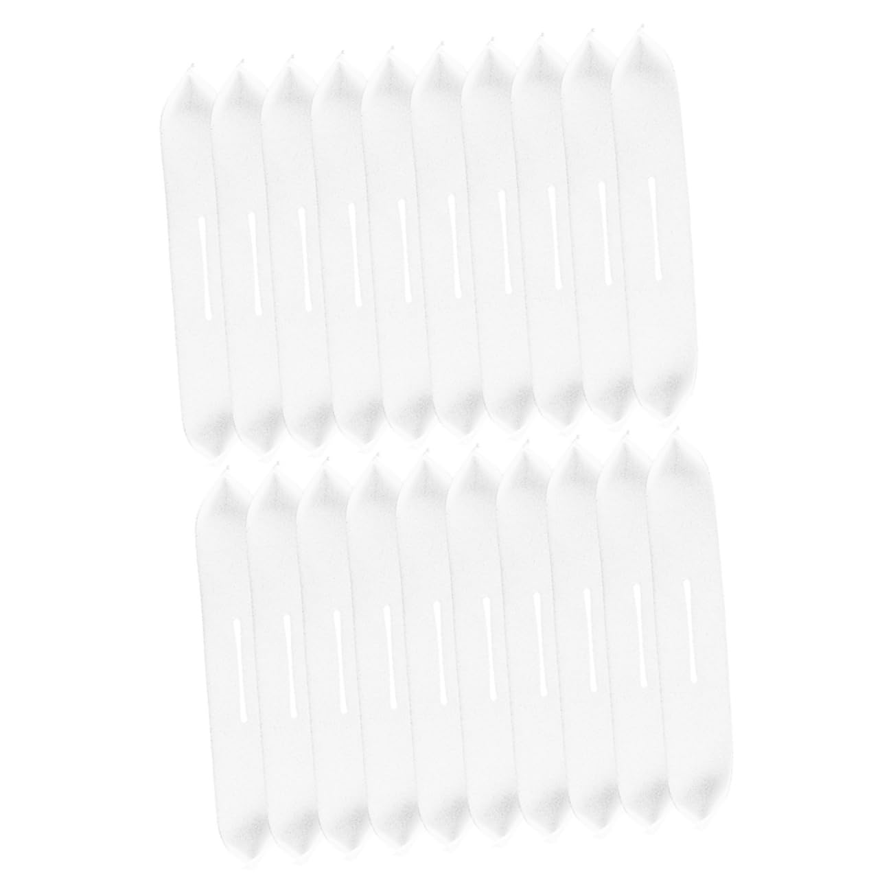 VILLFUL 20 Pcs Hanger Protector Cover Clothing Hanger Protective Cover Closet Hanger Cover Clothes Hanger Cover Protective Covers for Hanger Clothing Hanger Protector Hangers White Sponge