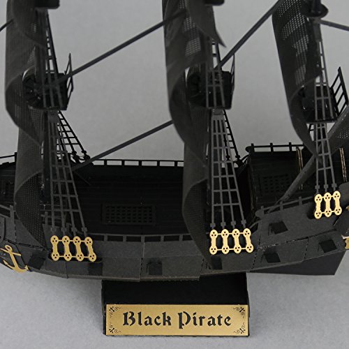 nanoblock NAN-PN124 Bausatz für schwarzes Piratenschiff – Bild 5