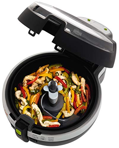 T-fal FZ700251 Actifry Oil Less Air Fryer with Large 2.2 Lbs Food Capacity and Recipe Book, Black