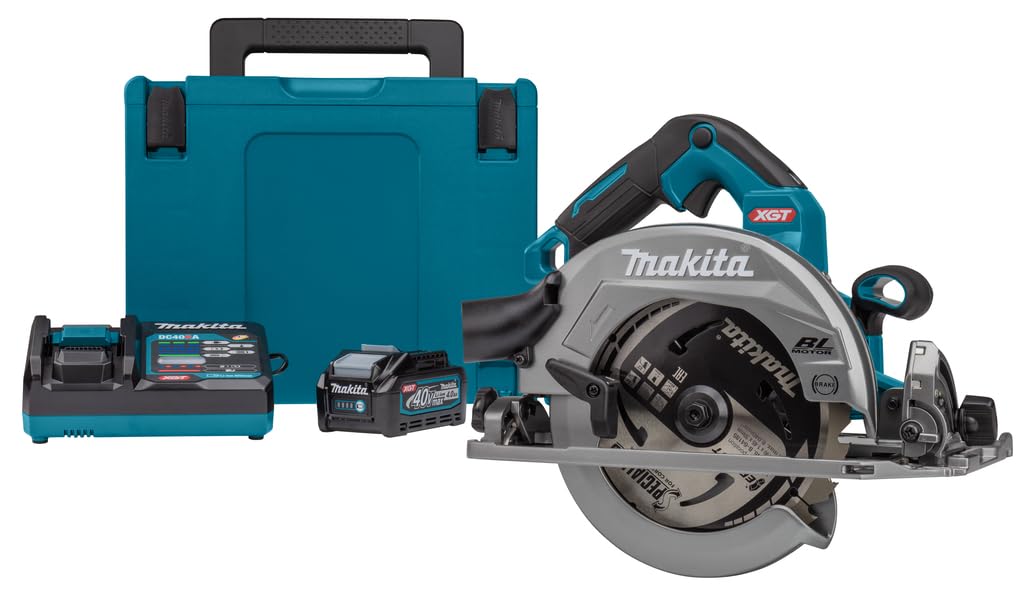 Makita Scie circulaire 40 v max li-ion 4ah xgt ø 190 mm makita - hs004gm202