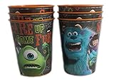6 Halloween Disney Pixar Reusable Treat Favor Party Cups (Halloween Monsters Inc)