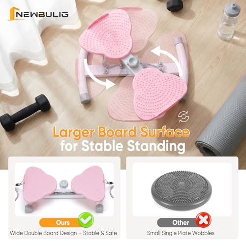 Image of NEWBULIG Waist Twister Machine Exercise, Ab Twister Board with 300 lbs Capacity, Quiet Home Gym Equipment for Core & Belly Workout