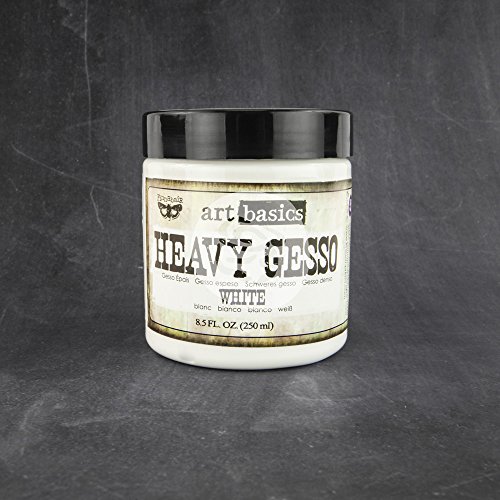 Prima Marketing 961442 Art Basics Heavy Gesso, 8.5-Ounce, White #TOP1